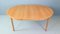 Mesa de comedor extensible danesa de roble de Rosengaarden, años 60, Imagen 5