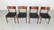 Sillas de comedor Mid-Century modernas de teca, Dinamarca, años 60. Juego de 4, Imagen 3