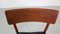Sillas de comedor Mid-Century modernas de teca, Dinamarca, años 60. Juego de 4, Imagen 14