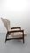 Sillón danés de orejas ajustable de teca atribuido a Ib Kofod Larsen para Bovenkamp, años 50, Imagen 8
