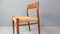 Silla de comedor modelo 75 de Niels Otto Møller para JL Møllers, Dinamarca, años 70, Imagen 7