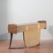 Tocador italiano con espejo de madera, años 60, Imagen 7