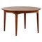 Mesa de comedor grande de teca de Henning Kjærnulf, 1958, Imagen 1