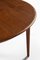 Mesa de comedor grande de teca de Henning Kjærnulf, 1958, Imagen 6
