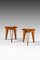 Set of Stools in Oregon Pine by Edvard Wilberg, 1955 4