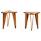 Set of Stools in Oregon Pine by Edvard Wilberg, 1955 1