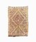 Handgewebter marokkanischer Vintage Berber Teppich mit Rautenmuster 1