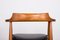 Office Armchair in Elm and Skai Teak Model St 750 by Arne Wahl Iversen, 1960s, Image 2