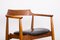 Office Armchair in Elm and Skai Teak Model St 750 by Arne Wahl Iversen, 1960s, Image 14