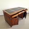 Presidential Double Sided Mahogany Desk with Leather Top 8