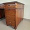 Presidential Double Sided Mahogany Desk with Leather Top 10