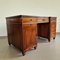 Presidential Double Sided Mahogany Desk with Leather Top 6