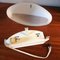 Holophane Wall Lights in Compressed Glass, France, 1950, Set of 2 8
