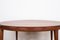 Mesa de centro danesa grande redonda de teca de Johannes Andersen para CFC Silkeborg, años 60, Imagen 13