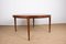 Mesa de centro danesa grande redonda de teca de Johannes Andersen para CFC Silkeborg, años 60, Imagen 5