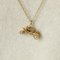 9 Karat Yellow Gold Pendant, 1960s, Image 8