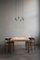 White Stained Oak Principal Dining Table by Bodil Kjaer for Karakter 10