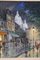 A Rainy Night in Montmartre, 20th Century, Oil Painting, Image 3