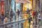 A Rainy Night in Montmartre, 20th Century, Oil Painting, Image 9
