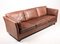 Danish Three-Seater Leather Sofa, 1980s, Image 3