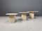 Travertine Nesting Tables, 1970s, Set of 3 1