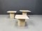 Travertine Nesting Tables, 1970s, Set of 3 9