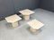 Travertine Nesting Tables, 1970s, Set of 3 5