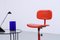 Silla de escritorio Frippe ajustable roja de Ikea, años 90, Imagen 12