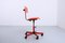 Roter verstellbarer Frippe Schreibtischstuhl von Ikea, 1990er 14