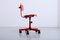 Roter verstellbarer Frippe Schreibtischstuhl von Ikea, 1990er 17