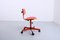 Silla de escritorio Frippe ajustable roja de Ikea, años 90, Imagen 13