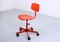 Roter verstellbarer Frippe Schreibtischstuhl von Ikea, 1990er 18