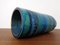 Blaue Rimini 711/25 Keramikvase von Aldo Londi für Bitossi, 1960er 13