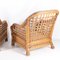 Canapé et Fauteuils Vintage en Rotin, 1970s, Set de 3 10