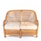Canapé et Fauteuils Vintage en Rotin, 1970s, Set de 3 2