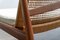 Mid-Century Modern Sofa in Teak and Cane by Hartmut Lohmeyer for Wilkhahn, 1950s 9