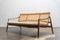 Mid-Century Modern Sofa in Teak and Cane by Hartmut Lohmeyer for Wilkhahn, 1950s 5