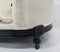 Italian Louis XVI Style Black Lacquered and White Velvet Dog's Bed, 2010s 9