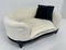 Italian Louis XVI Style Black Lacquered and White Velvet Dog's Bed, 2010s 5