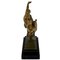 Robert Delandre, escultura de bronce Art Déco de 3 atletas: alegoría de la velocidad, 1930, bronce y mármol, Imagen 8