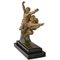 Robert Delandre, escultura de bronce Art Déco de 3 atletas: alegoría de la velocidad, 1930, bronce y mármol, Imagen 7