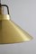 Danish Brass Hanging Lamp by Fritz Schlegel for Lyfa, 1960s 5