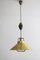 Danish Brass Hanging Lamp by Fritz Schlegel for Lyfa, 1960s 1