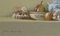 Pierre Jacqueline, Still Life with Pots, Watercolor, 1980s 2