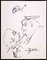 Mino Maccari, Mr. Gioia, Drawing, 1970s 1