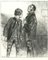 Paul Gavarni, The Conversation, Original Lithograph, 1881 1