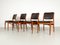 Danish Dining Chairs by Arne Vodder for Sibast, 1960s, Set of 4 3