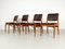 Danish Dining Chairs by Arne Vodder for Sibast, 1960s, Set of 4, Image 3