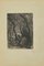 Eugène Burnand, In The Forest, Etching, Late 19th Century 1