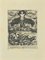 Michel Fingesten, Ex Libris Gianni Mantero, Etching, 1930s 1
